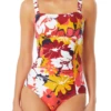 Anne Cole - Wide Strap Bandeau One Piece Swimsuit -Chic Swimwear Shop AnneCole WideStrapBandeauOnePiece MULTI 510 FRONT 21MO08102.JPG dc651f67 81e4 4712 8009 09a961237846