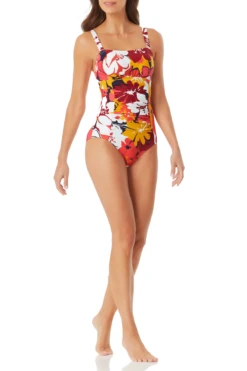 Anne Cole - Wide Strap Bandeau One Piece Swimsuit -Chic Swimwear Shop AnneCole WideStrapBandeauOnePiece MULTI 522 21MO08102.JPG ea6ab0fa 10f2 46cf a2ec 341fc1c4302f