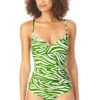 Anne Cole - X Back Shirred One Piece Swimsuit 1 Anne Cole - X Back Shirred One Piece Swimsuit -Chic Swimwear Shop AnneCole XBackShirredOnePieceSwimsuit 117 22MO04664 GRWT FRONT jpg