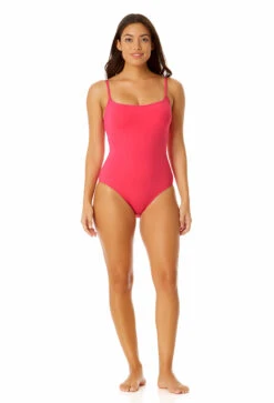 Anne Cole - Classic Lingerie Maillot One Piece Swimsuit -Chic Swimwear Shop MYMO00101 HTPK 1700