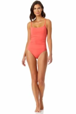 Anne Cole - Shirred Lingerie Maillot One Piece -Chic Swimwear Shop MYMO05701 JCY