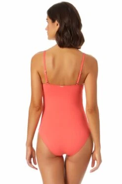 Anne Cole - Shirred Lingerie Maillot One Piece -Chic Swimwear Shop MYMO05701 JCY 39