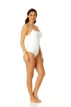 Anne Cole - Shirred Lingerie Maillot One Piece -Chic Swimwear Shop Myproject 48