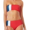 Anne Cole - Colorblock Bandeau Bikini Top -Chic Swimwear Shop anne cole color block bandeau crop 1151 21MT19674