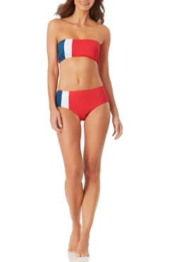 Anne Cole - Colorblock Bandeau Bikini Top 13 Anne Cole - Colorblock Bandeau Bikini Top -Chic Swimwear Shop anne cole color block bandeau front 1151 21MT19674