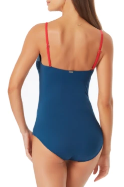 Chic Swimwear Shop -Chic Swimwear Shop anne cole color block lingerie maillot crop 1298 21MO02474