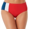 Anne Cole - Colorblock Mid Rise Bikini Bottom -Chic Swimwear Shop anne cole color block mid rise bikini bottom crop 1031 21MB35774