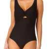 Anne Cole - Twist Front One Piece -Chic Swimwear Shop anne cole dream weaver twist front ots scoop back one piece front crop 902 21MO06014 Copy