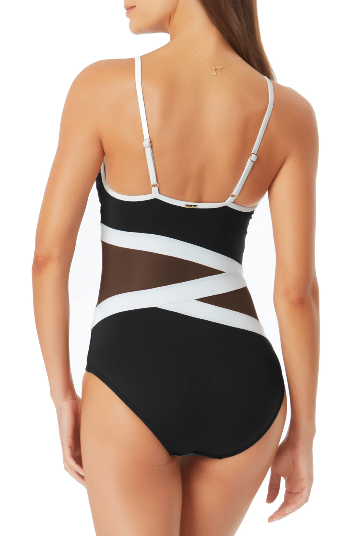 Anne Cole - Colorblock Mesh One Piece Swimsuit 4 Anne Cole - Colorblock Mesh One Piece Swimsuit - Image 2