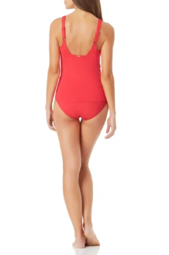 Anne Cole - Square Neck Tankini Top -Chic Swimwear Shop anne cole live in color square neck tankini sorb back 998 21MT21901