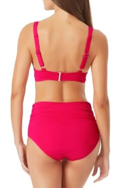 Anne Cole - Underwire Twist Front Bikini Swim Top -Chic Swimwear Shop anne cole live in color underwire twist front ots cup size tankini bery back crop 1029 MYMT10501