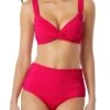 Anne Cole - Underwire Twist Front Bikini Swim Top -Chic Swimwear Shop anne cole live in color underwire twist front ots cup size tankini bery front crop 1011 MYMT10501
