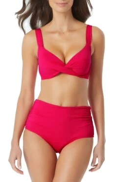 Anne Cole - Underwire Twist Front Bikini Swim Top