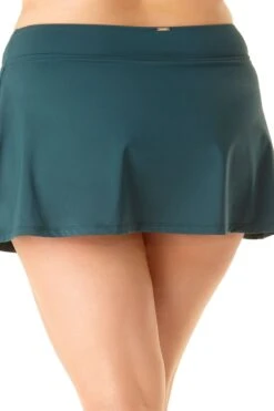 Anne Cole Plus - Classic Skirt Swim Bottom -Chic Swimwear Shop anne cole plus classic swim skirt euca backcrop 2932 20pb40001 112bf2de 924d 491c 866a 9537ea790069